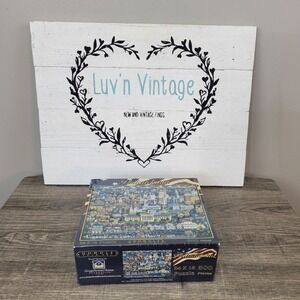 Dowdle Folk‎ Art Philadelphia 500 Piece 24 x 18 Jigsaw Puzzle New Sealed